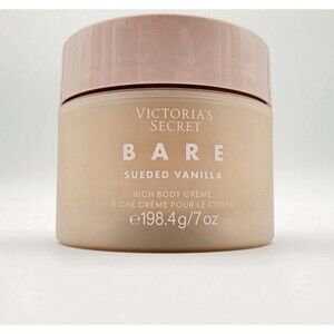 Victoria’s Secret Bare Sueded Vanilla Rich Body Cream Creme 7oz New